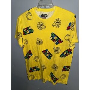 Official Nintendo Mens Super Mario All Over Print Graphic T‎ Shirt Size L